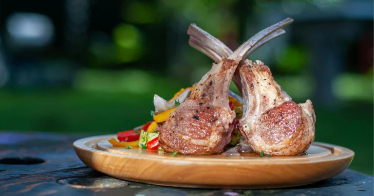 Oven baked bone-in pork chops