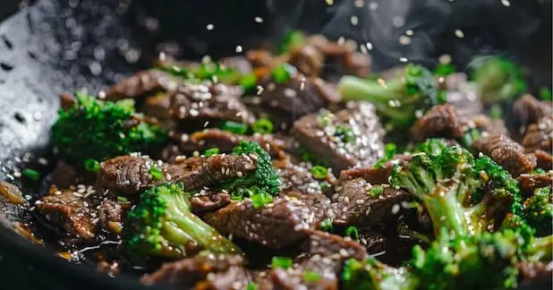beef and broccoli stir fry