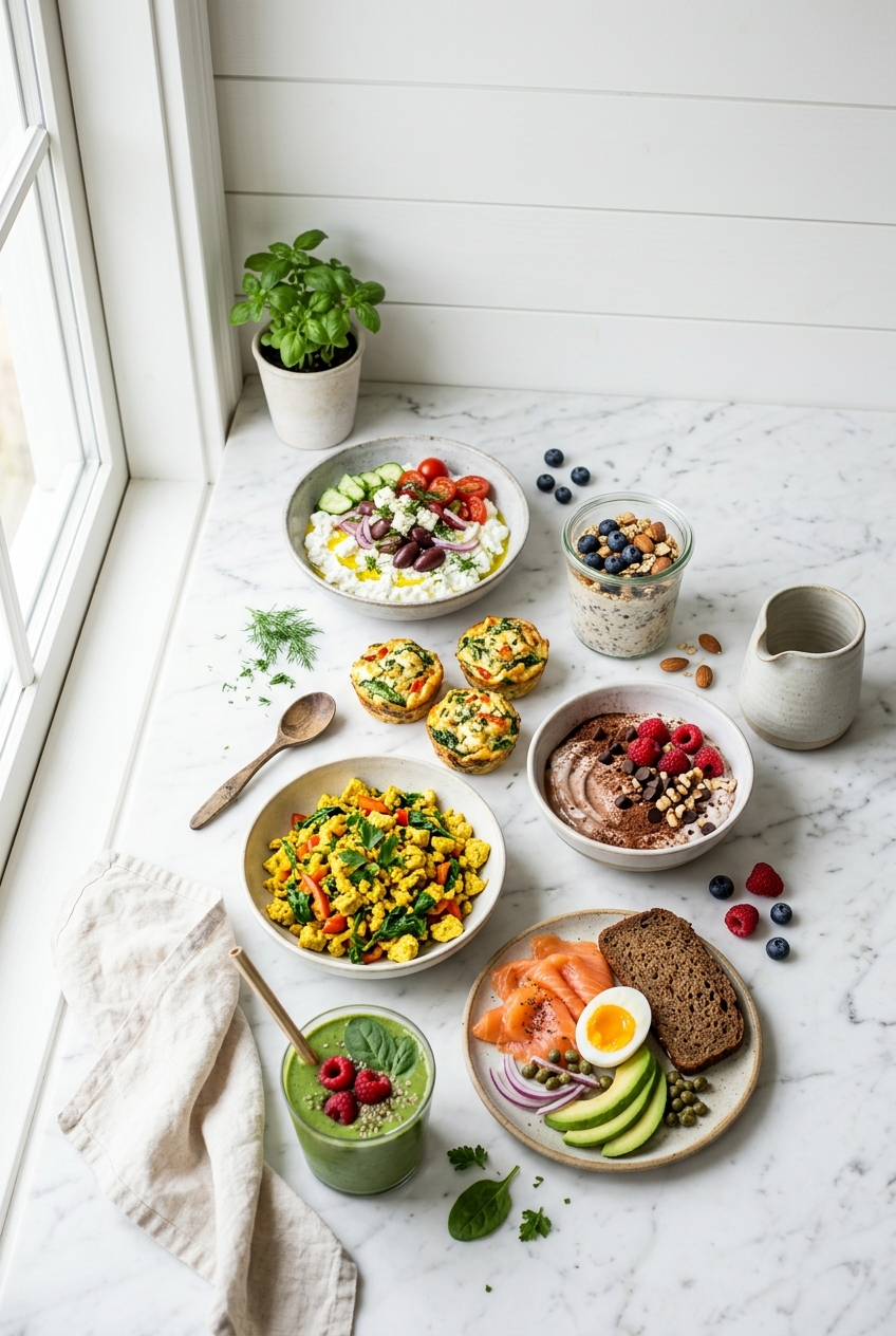 Hig Protein Breakfasts
