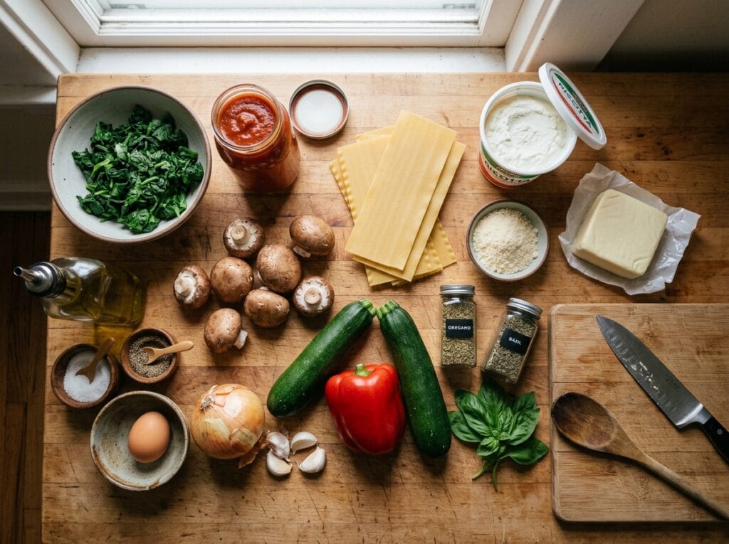 Easy Vegetarian Lasagna