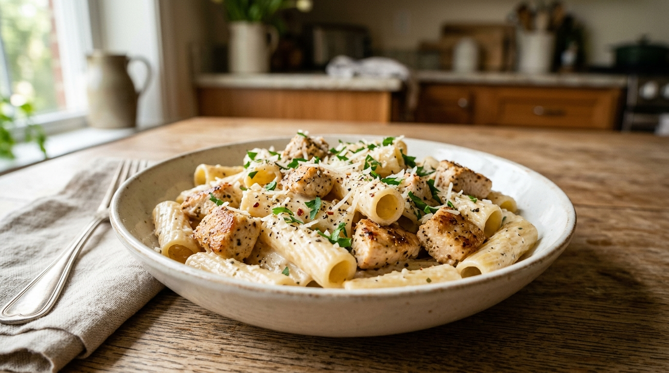 Greek Yogurt Chicken Pasta